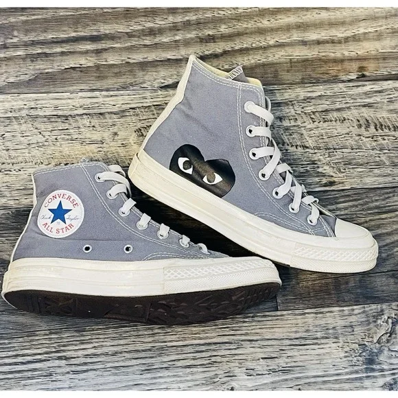 Converse Comme Des Garcons Play X Chuck 70 High Steel Gray  display picture 1
